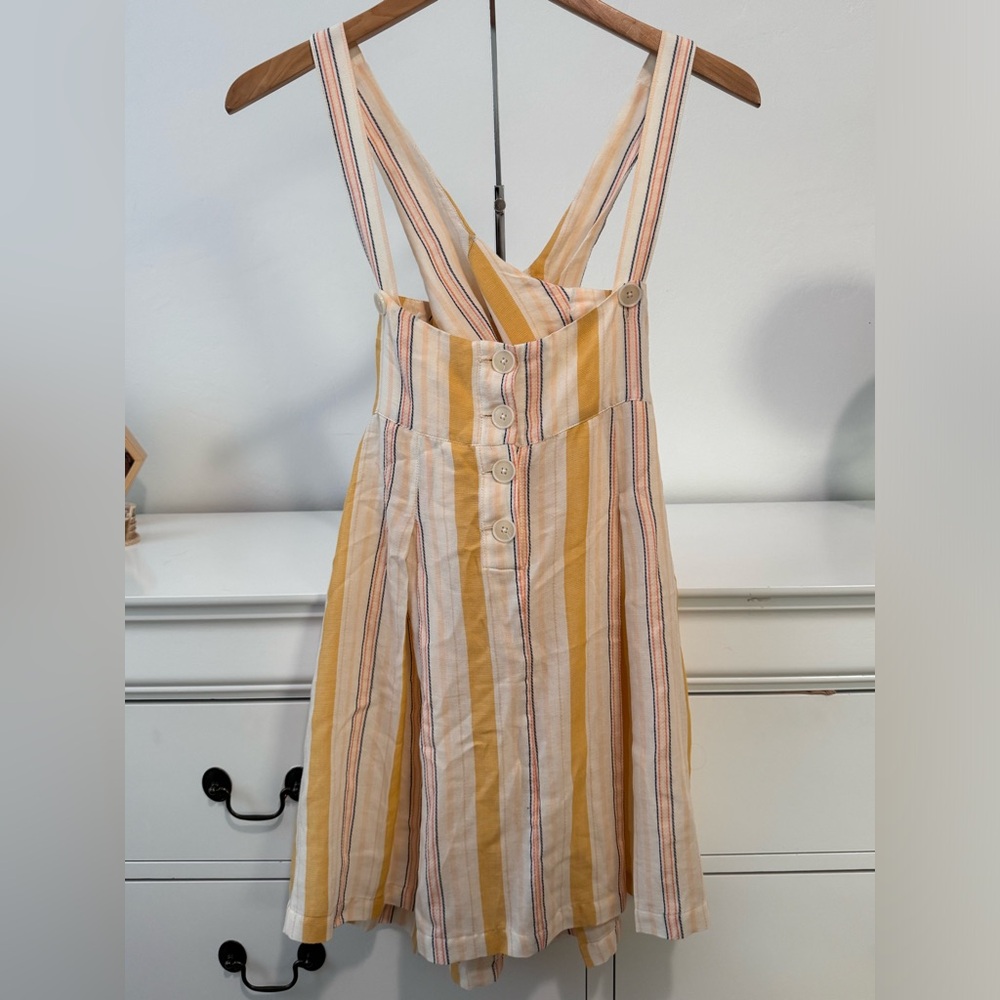 Lemlem Yellow/Orange Strip Dress Size S